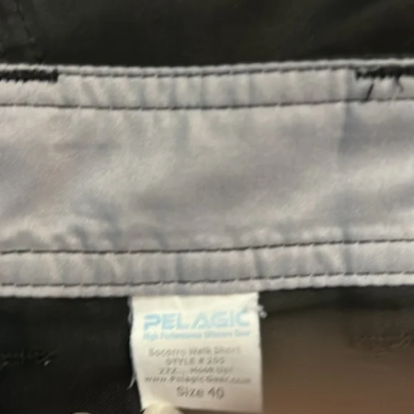 Pelagic Gray, Black and Blue quick dry shorts - Picture 10 of 13